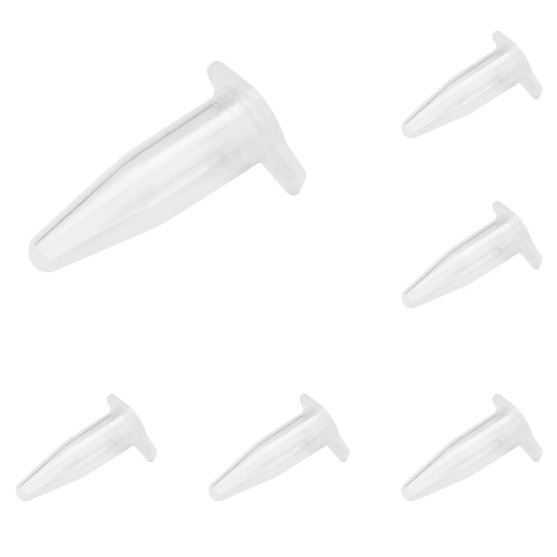 

4000 шт., круглые пробирки 0,2 мл с прикрепленными крышками