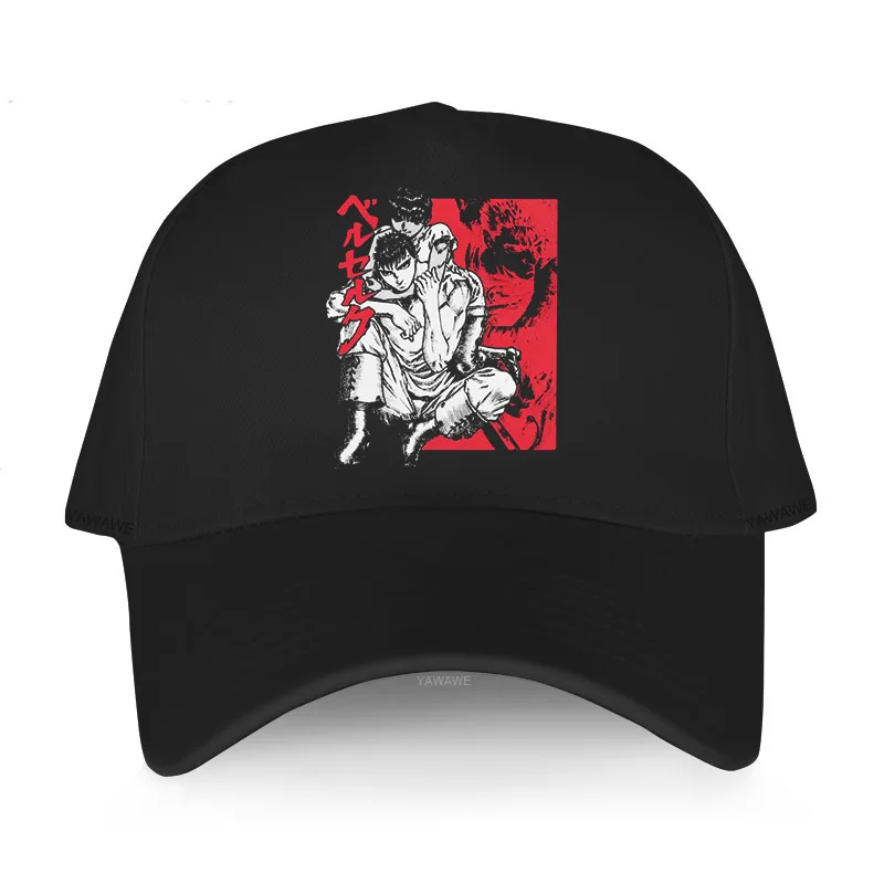 

New arrived short visor hat men luxury brand caps Anime Berserk Guts Unisex Outdoor Baseball cap Sports Snapback Running Hat