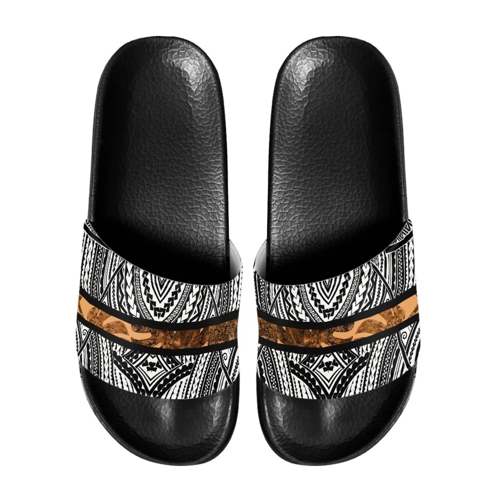 

Polynesian Tribal Fijian Totem Tattoo Fiji Prints Man slippers Couple Slippers Soft Eva Fashion Flip Flops Bathroom Non-Slip EVA