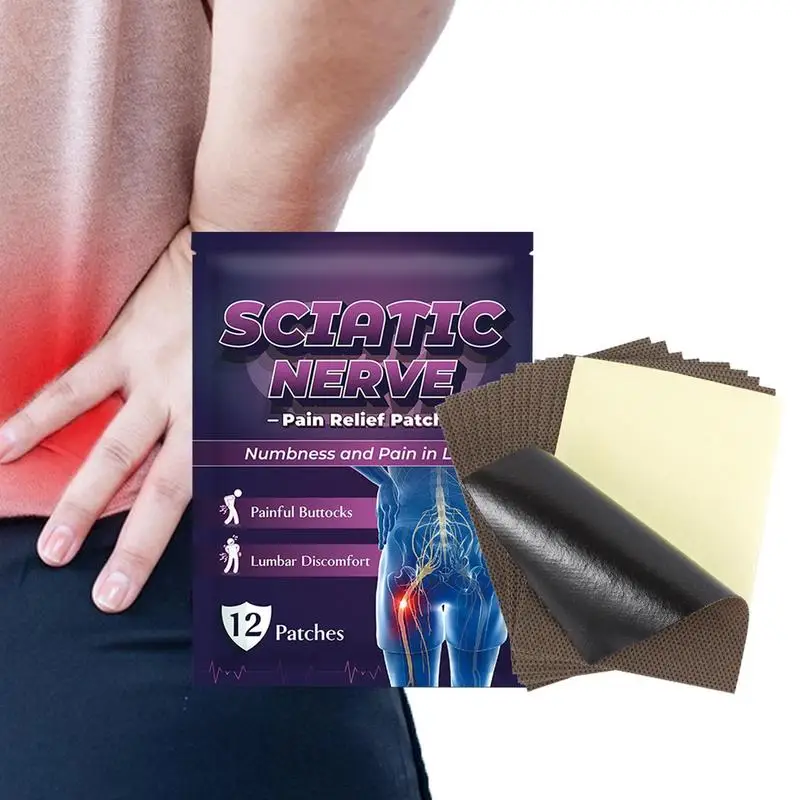 

Leg Relieving Patches Multifunctional 12pcs Muscle Relaxer Patches Shoulder Heating Pads Herbal Plaster Patch Health Care