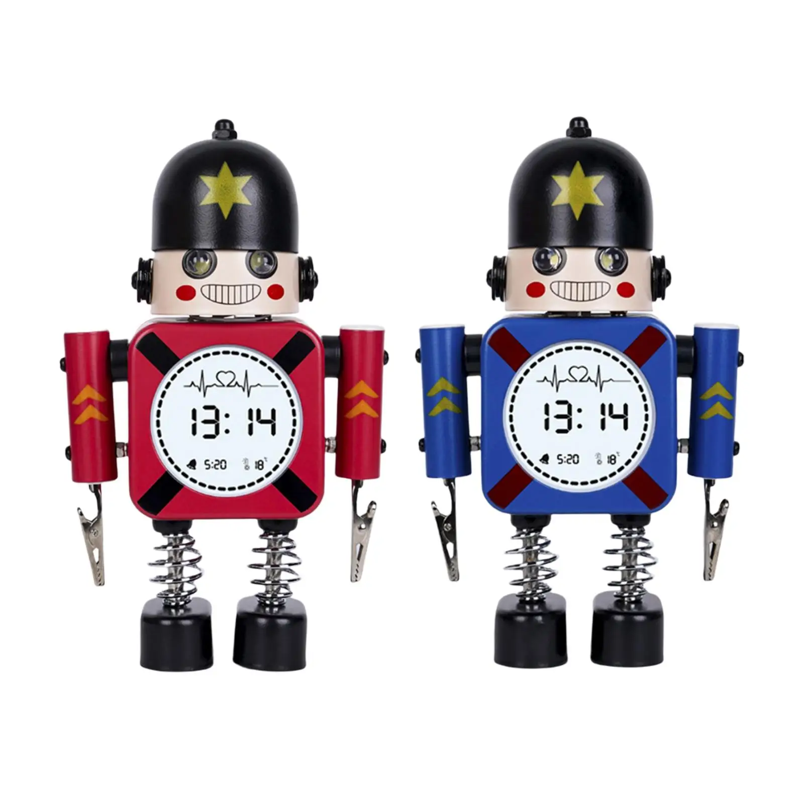 

Fashion Clock with Without Ticking Sound W/Hand Clip