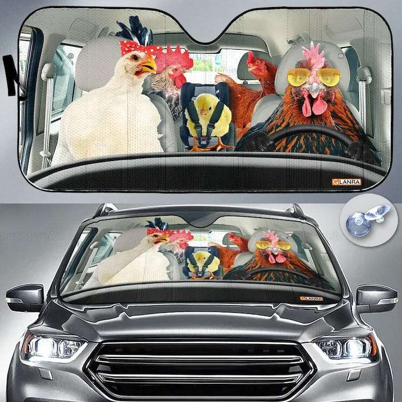 Солнцезащитный козырек для курицы PHT092205R01 украшение машины подарок любимой