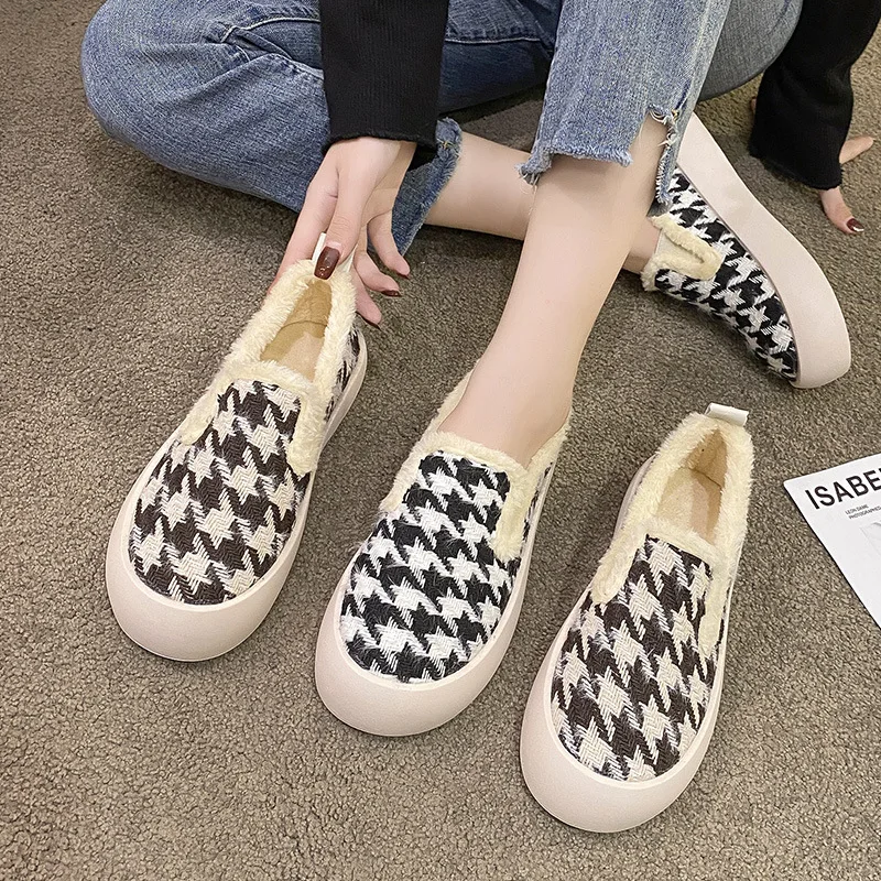 Зимняя обувь с круглым носком женские осенние сабо на низком каблуке