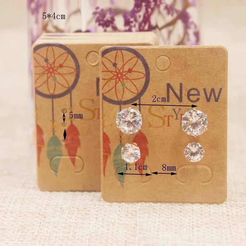 

Ярлык для сережек Ловец снов 5*4 см, ярлык для сережек с цветочным узором, ярлык для ярких ювелирных изделий с принтом, ярлык для упаковки сере...