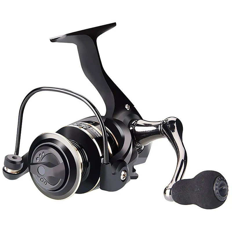 

PROXPE Fishing Reel Spinning Carp Metal Line Cup Stainless Steel 12 KG Max Drag Saltwater Wheel Gear Ratio 5.2:1 Pesca