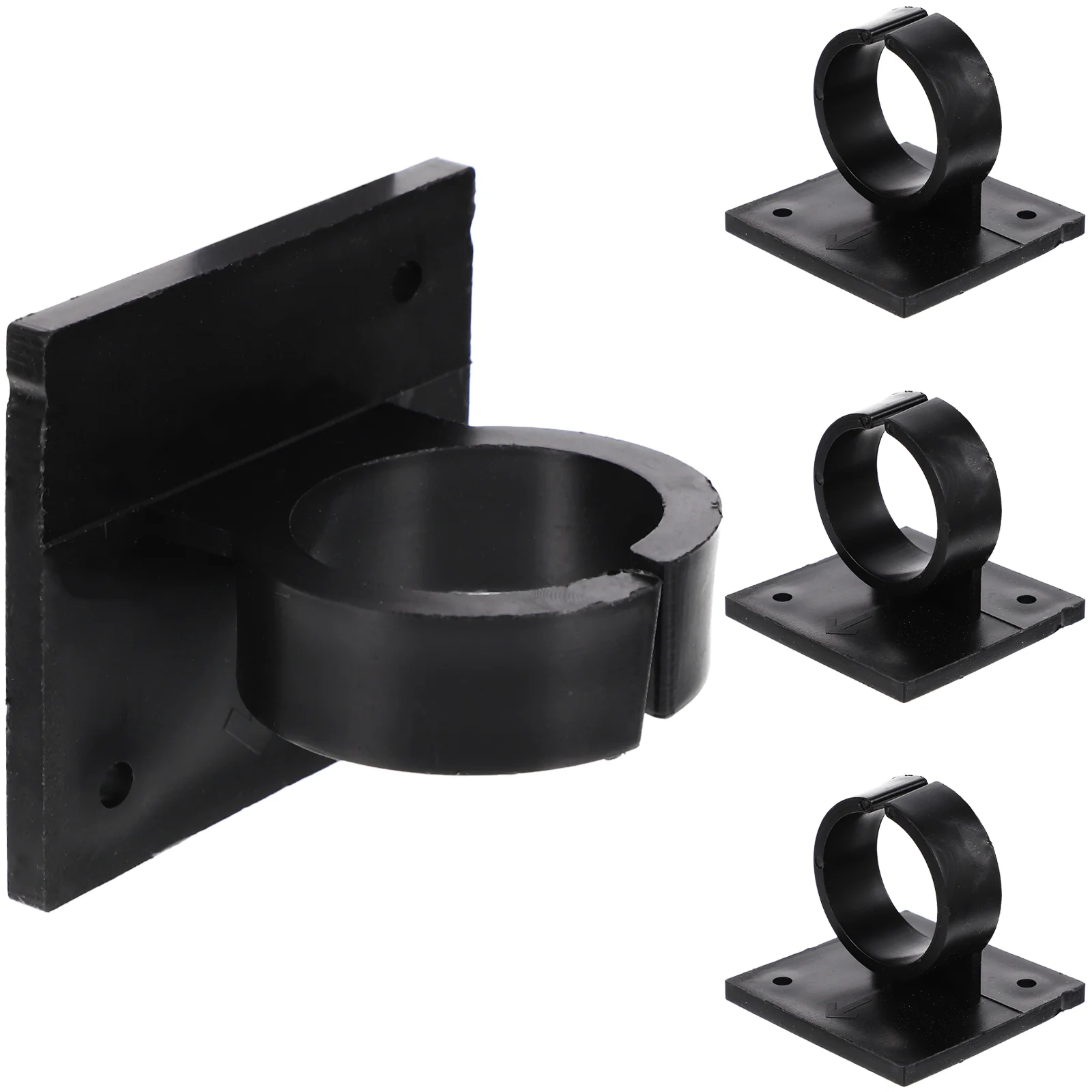 

4 Pcs Dryer Clip Handheld Microphone Holders Wall Mounted Clothes Rack Logo Station Wireless Hooks Adhesive