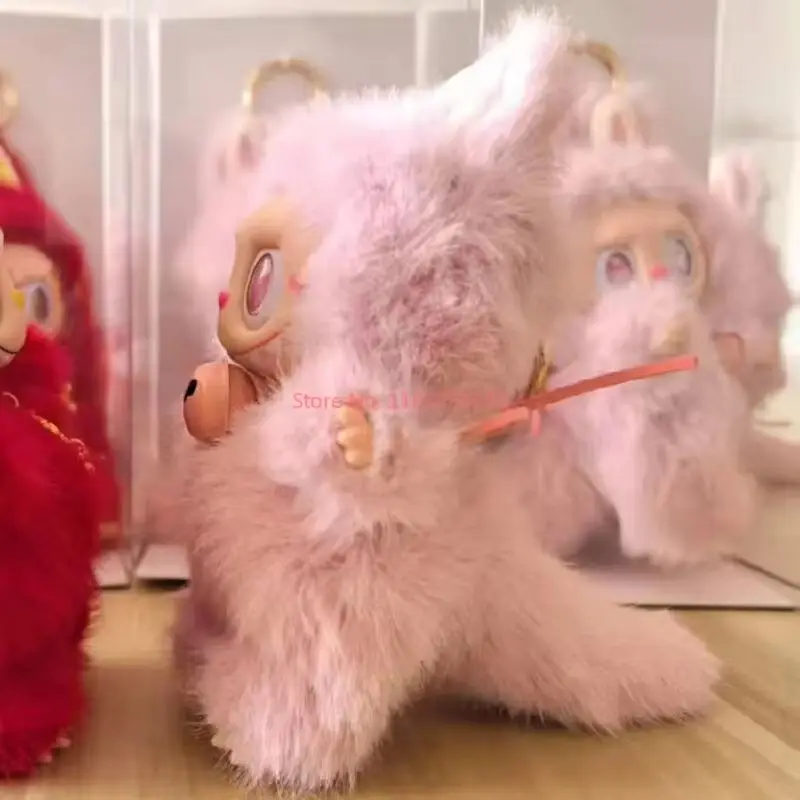 Новый Monster Labubu Zimomo Angel сменная серия слепая коробка красная розовая виниловая