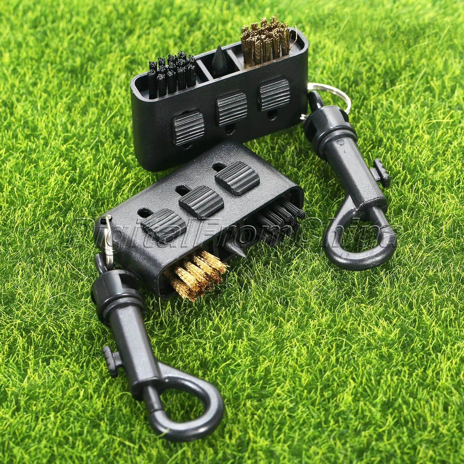 

1 шт., черная щетка для чистки клюшек для гольфа