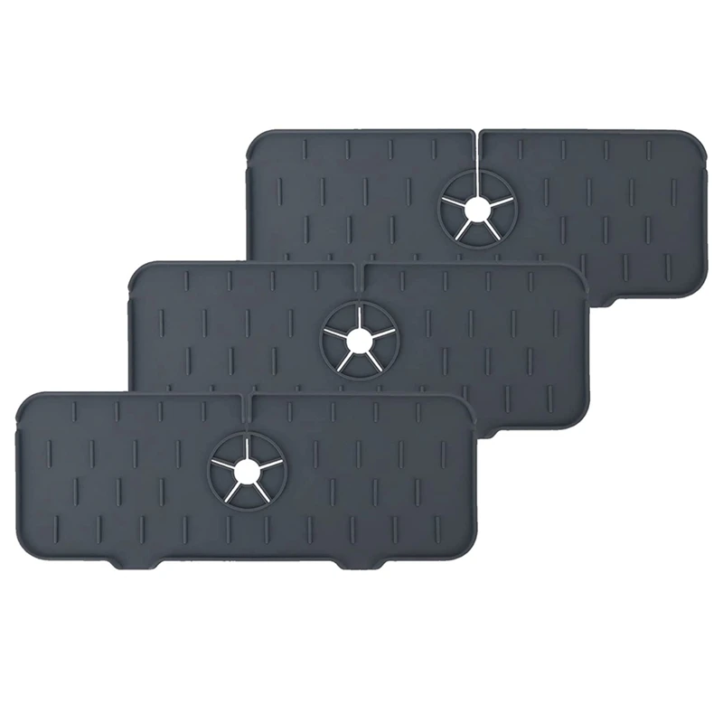 3 шт. силиконовый кран ручка для капель лоток-защита от брызг раковины и