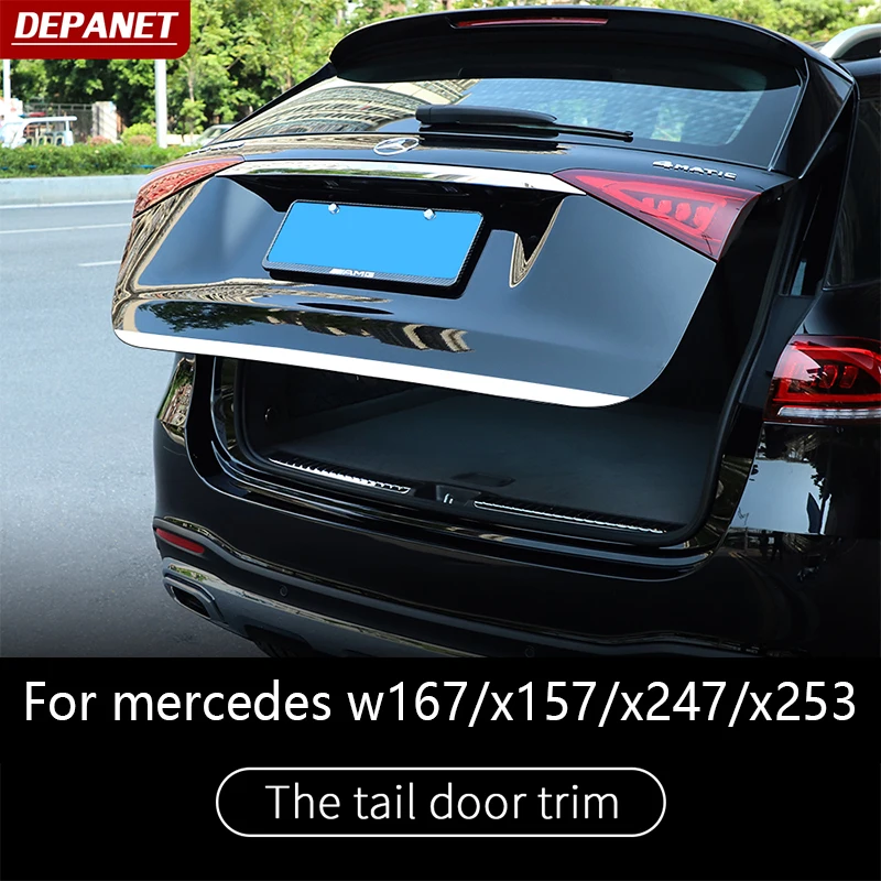 

Tailgate trim For Mercedes gle w167 GLS W167 GLB x247 GLA X157 GLC X253 W213 W205 450 500e amg exterior decoration accessories