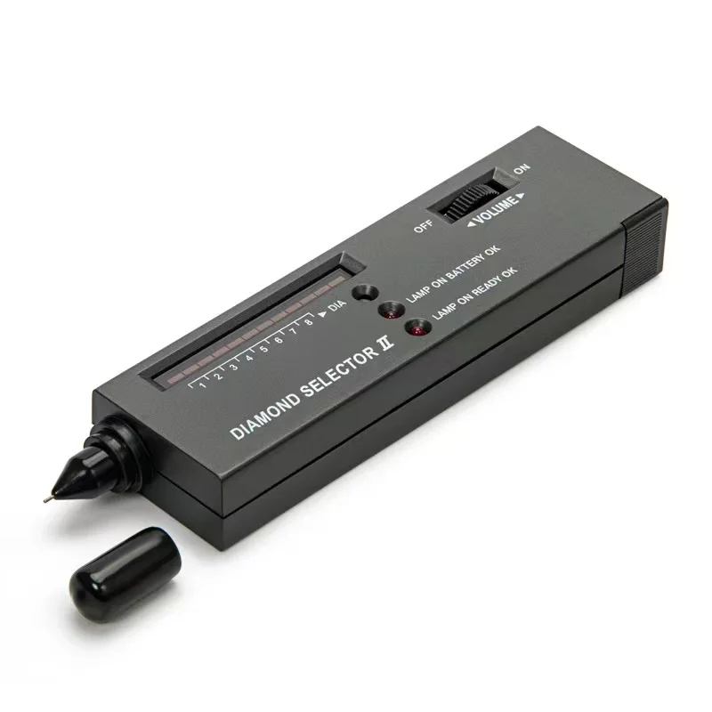 Diamond Tester 2 Pen Proffessional Moissanite Diamond Jade Crystal Gem Detector Jewelry Tool Led Indicator Test Pen & Battery