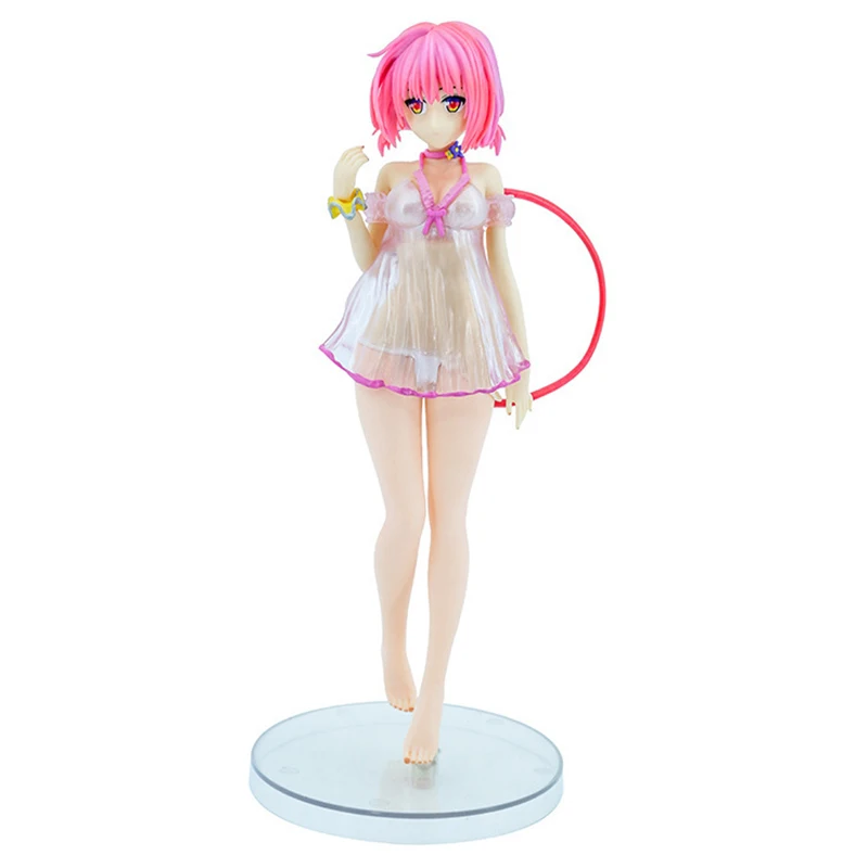 

24cm Anime TO LOVE RU DARKNESS Action Figure Momo Belia Deviluke Pajama Sexy Girl Doll PVC Collectible Model Toy Birthday Gift