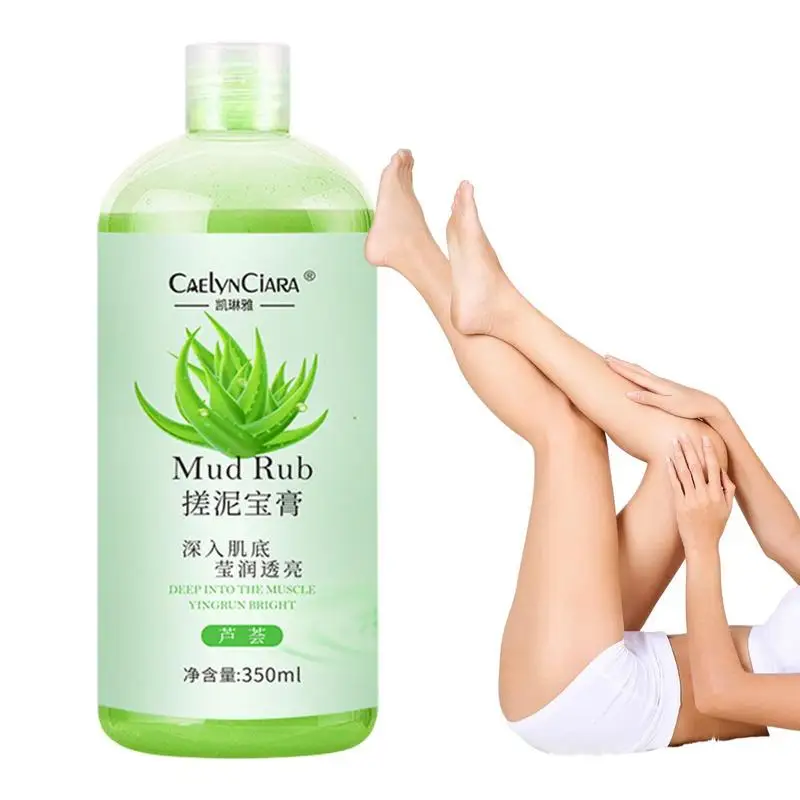 

Mud Rub Gel Body Exfoliator Scrub 350ml Keratosis Pilaris Care Strawberry Legs Care Body Wash Cream Strawberry Skincare Scrubs