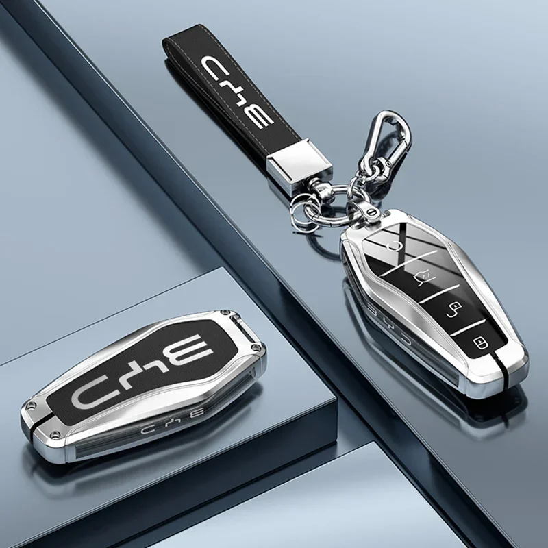 Автомобильный чехол для ключей из цинкового сплава BYD Atto 3 Han EV Dolphin прочный второй