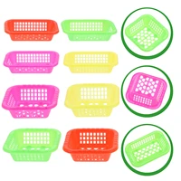 8pcs mini food baskets basket models miniature storage baskets mini basket models for home decor kids