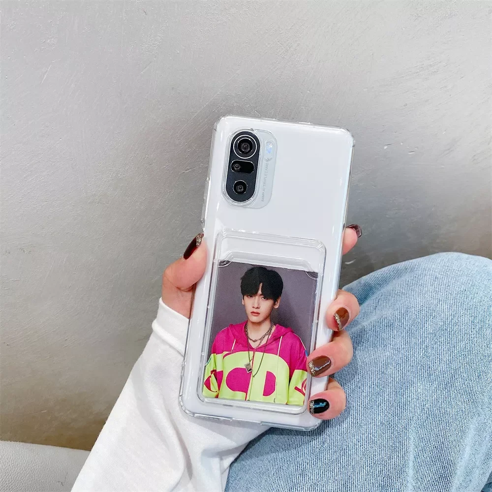 

Hot Sales For Xiaomi Mi 10T 11T 10 Lite Redmi Note 10 9 S 9S 9T 8 X3 Pro NFC M4 Pro F3 Card Holder PocketThin Clear Wallet Case