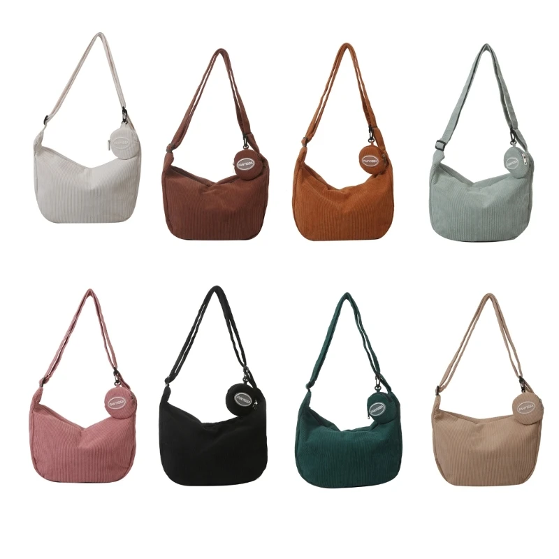 

Стильные вельветовые сумки через плечо на молнии идеально подходят для деловых путешествий