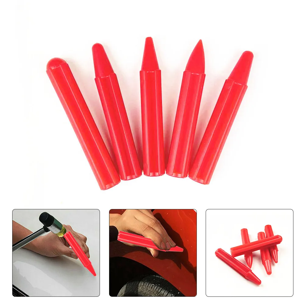 

5pcs 11cm Car Reapir Tools Tap Down Nylon Knock Down Dent Pen Paintless For Car Body Hail Removal Repair Tool Accessories
