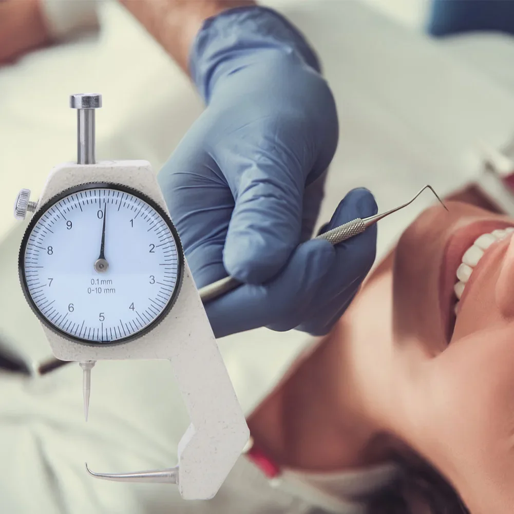 Многофункциональный толщиномер с циферблатом 0-10 мм трубчатый штангенциркуль