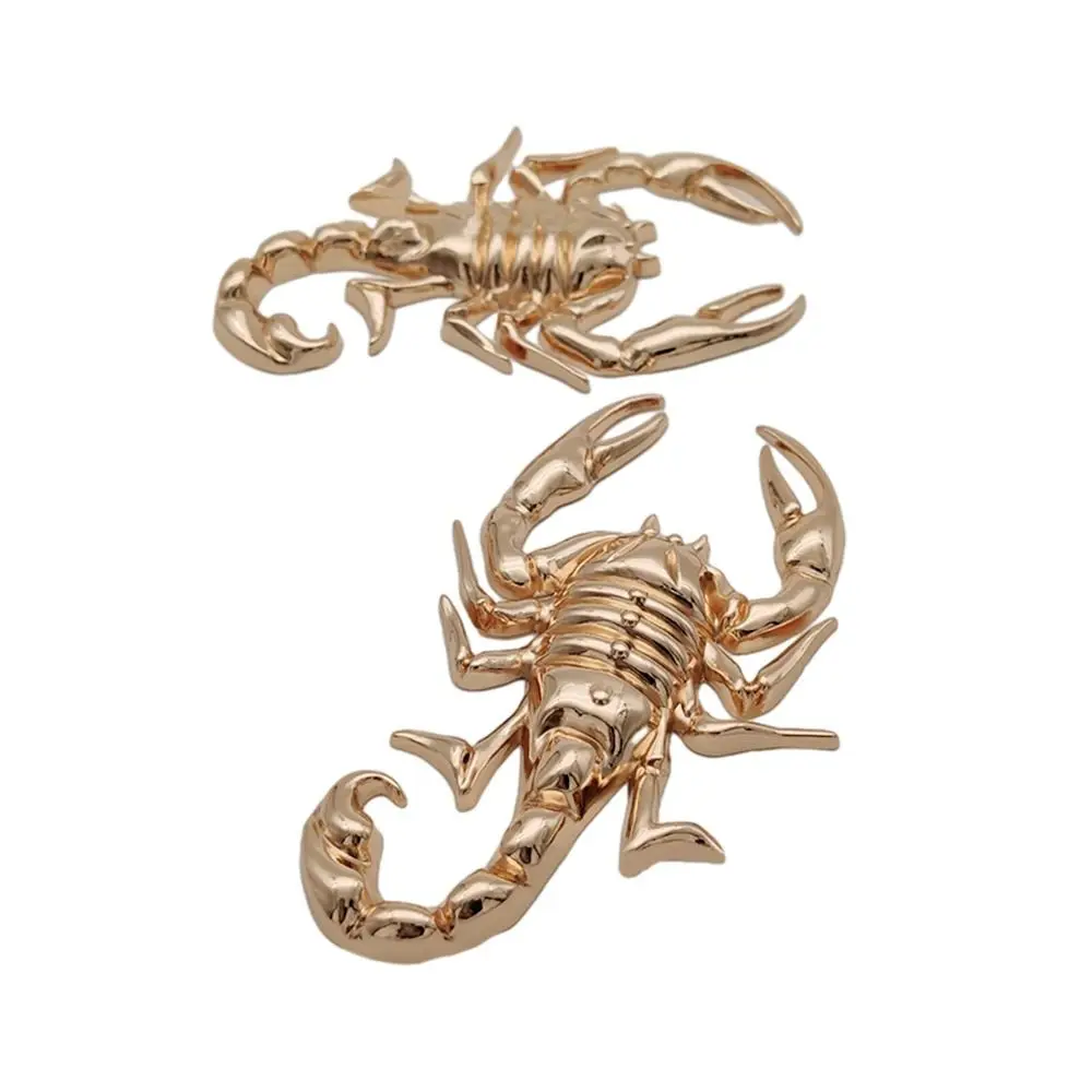 

2 шт. прочная водостойкая эмблема 3D значок из цинкового сплава наклейка Скорпион модификация автомобиля украшение окна