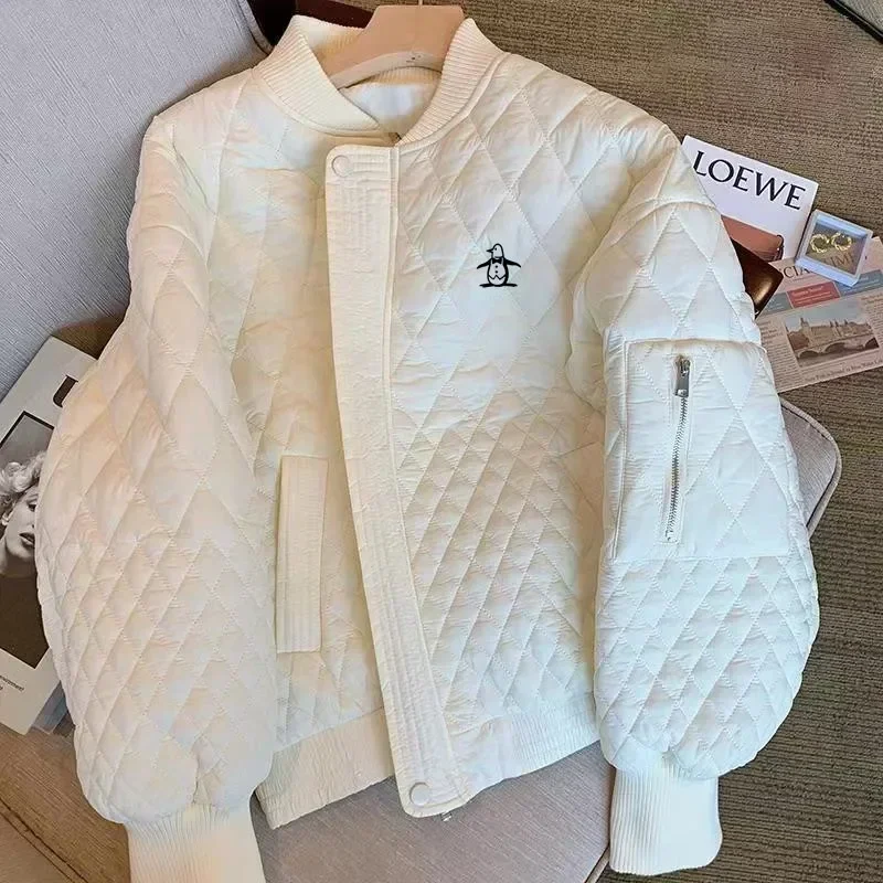 Женская одежда для гольфа белые теннисные куртки с хлопковой подкладкой