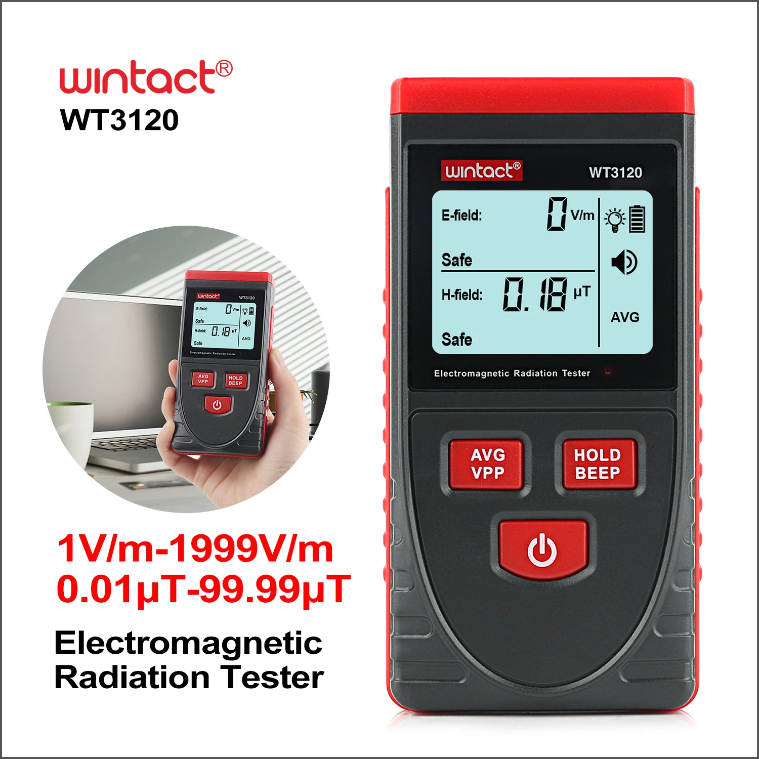 

Дозиметр RZ для электромагнитного излучения, портативный счетчик Гейгера с функцией измерения уровня излучения