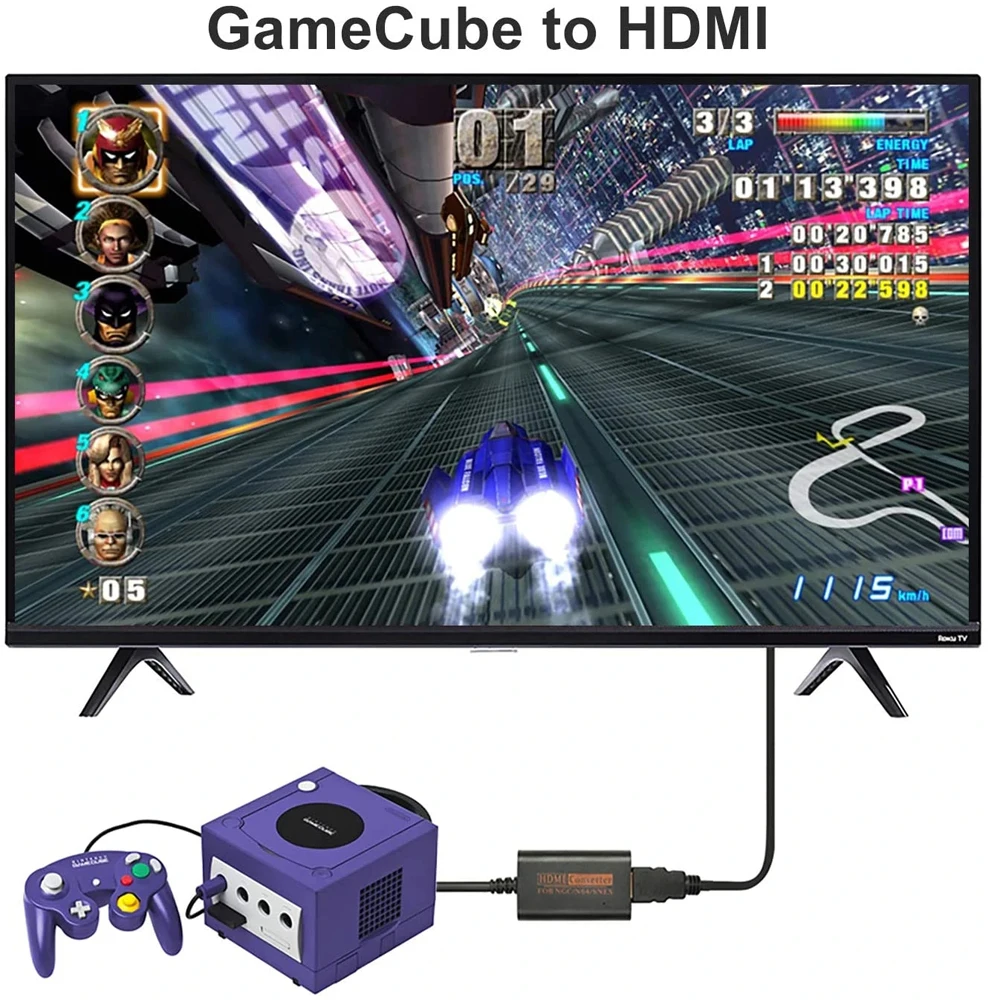For NGC/SNES/N64 To HDMI-compatible Converter Adapter For Nintend 64 For GameCube Plug And Play Full Digital Cable images - 6