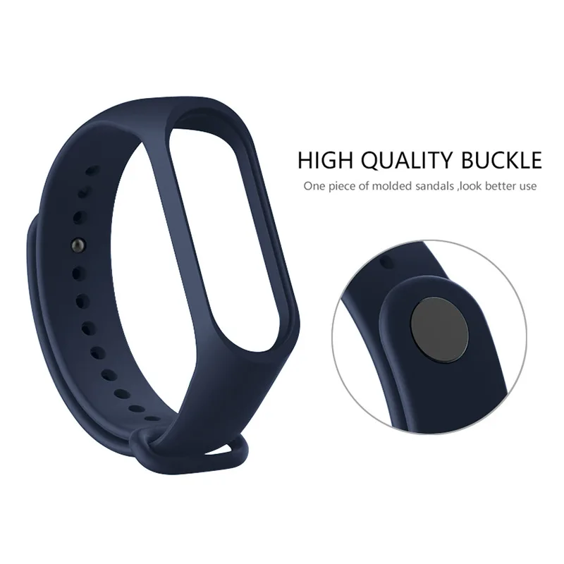 Фото Сменный Браслет для Xiaomi Mi Band 3 4 5 6 7, силиконовый ремешок на запястье для Miband 3 4 5 6, ремешок для наручных смарт-часов №4