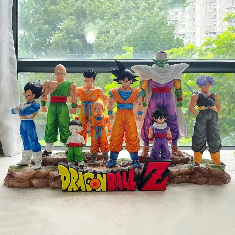 2024 9 шт. Dragon Ball Z Infinite Warrior Set Gk Фигурки Гоку Гохан Вегета Пикколо Torankusu Модная