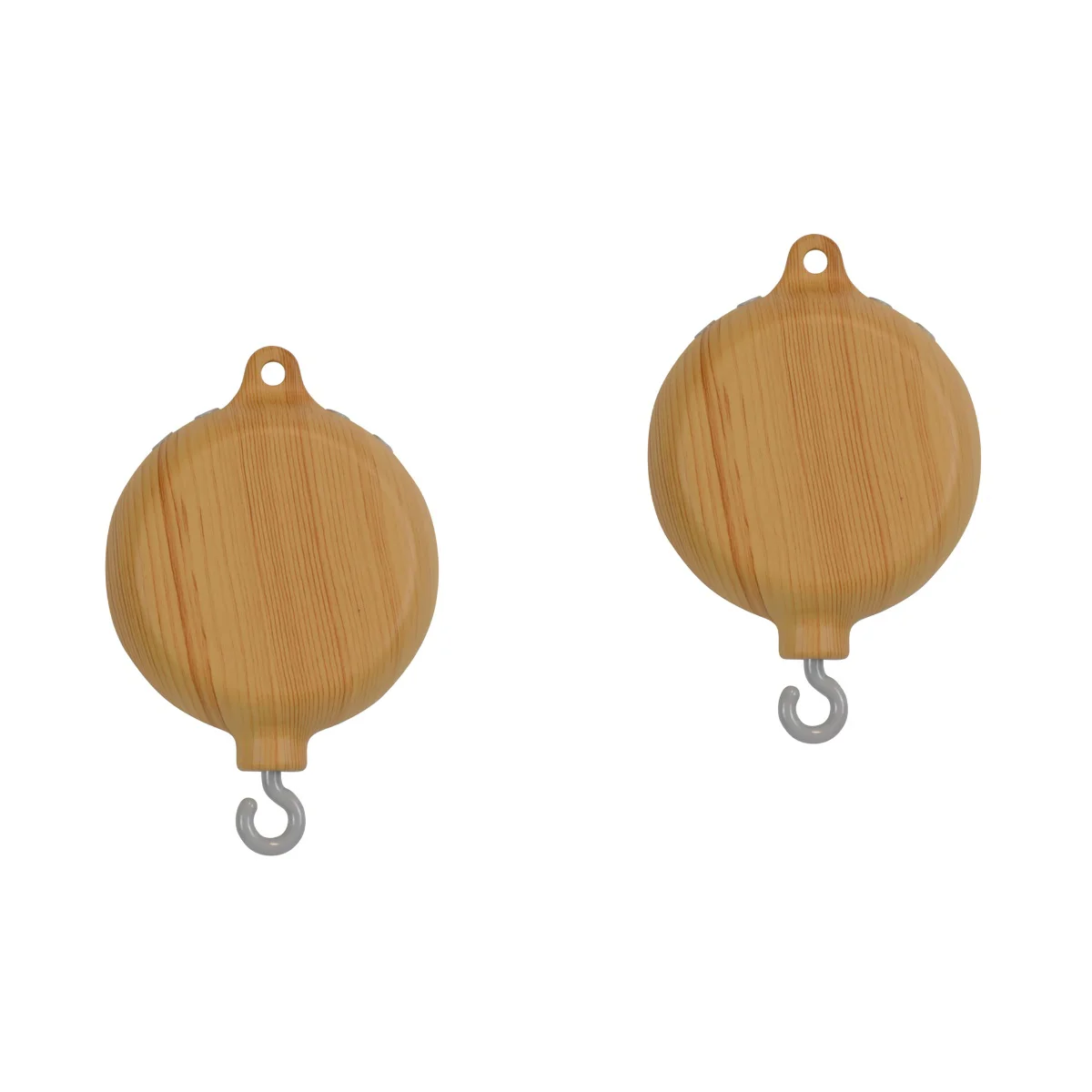 

Box Crib Musical Babymobile Bell Rotary Bed Toyelectric Wood Grain Decorative Bells Songs Movement Kids Hanging Practical