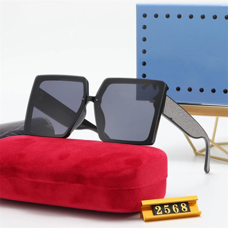 

2568 Luxury Brand Designer Women's Sunglasses Men's Fashion Classic Men's Retro Sunglasses Women's Driving Glasses UV400+ Box