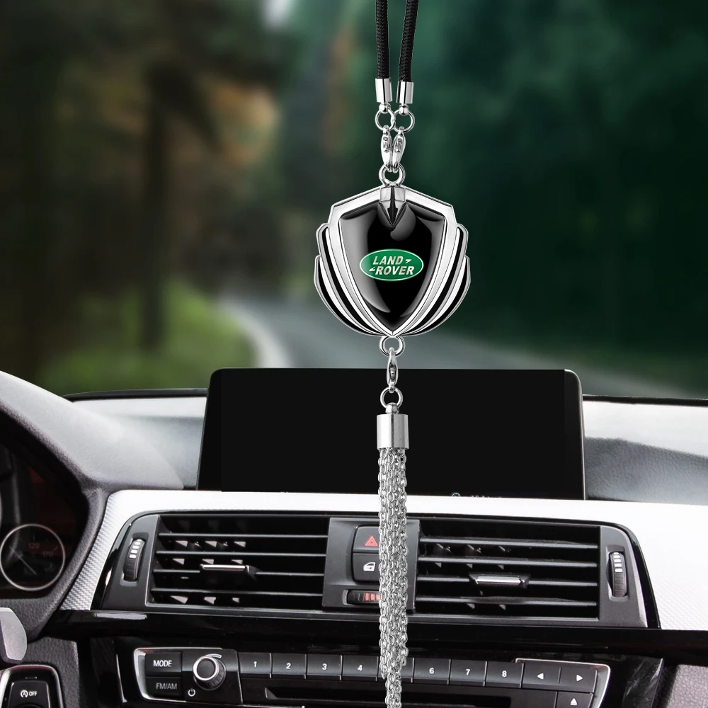 

Car Metal Pendant Ornament Rear View Mirror For Land Rover autogiography Supercharged Interior Decoration Accessories boy Gifts