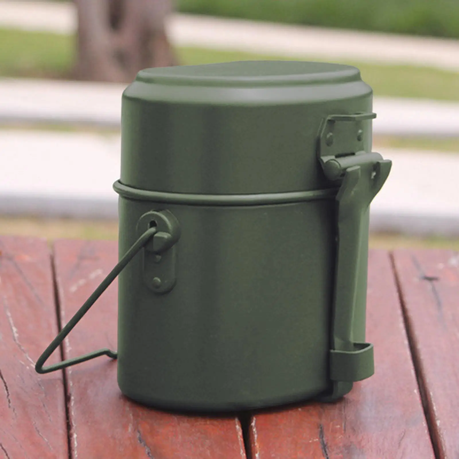 

3Pcs Lunch Box Aluminum Alloy Mess Tin Pot and Pan Set Cookware for Camping Picnic Wild Food Container Cooking