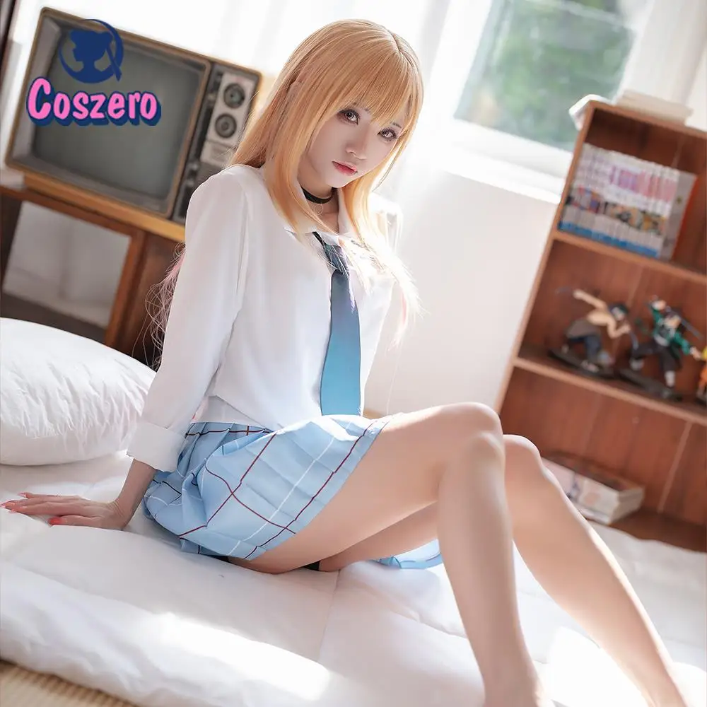 Marin Kitagawa Cosplay My Dress Up Darling  Costume JK School Uniform Skirt Outfits Halloween Carnival Suit