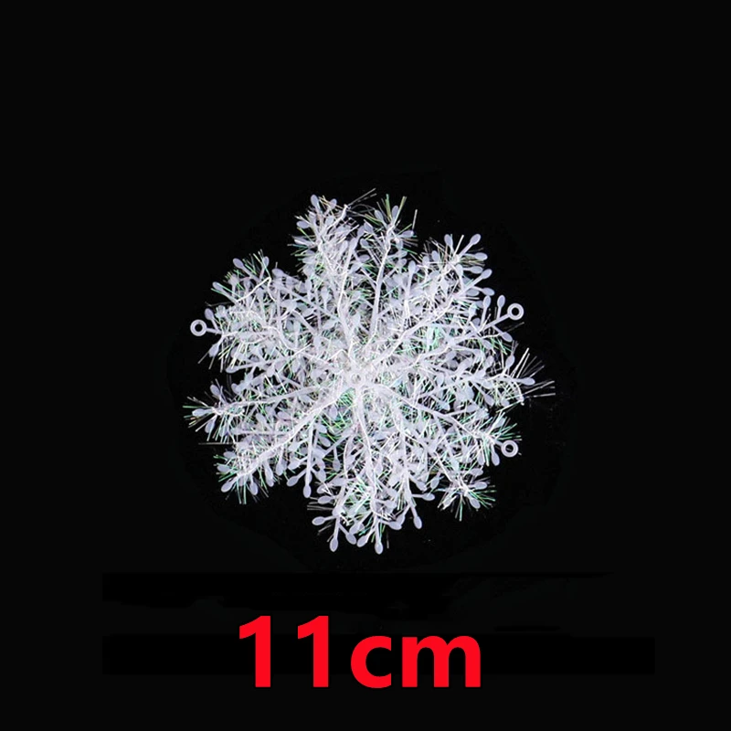 

Пластиковые снежинки для украшения 3-30 шт.