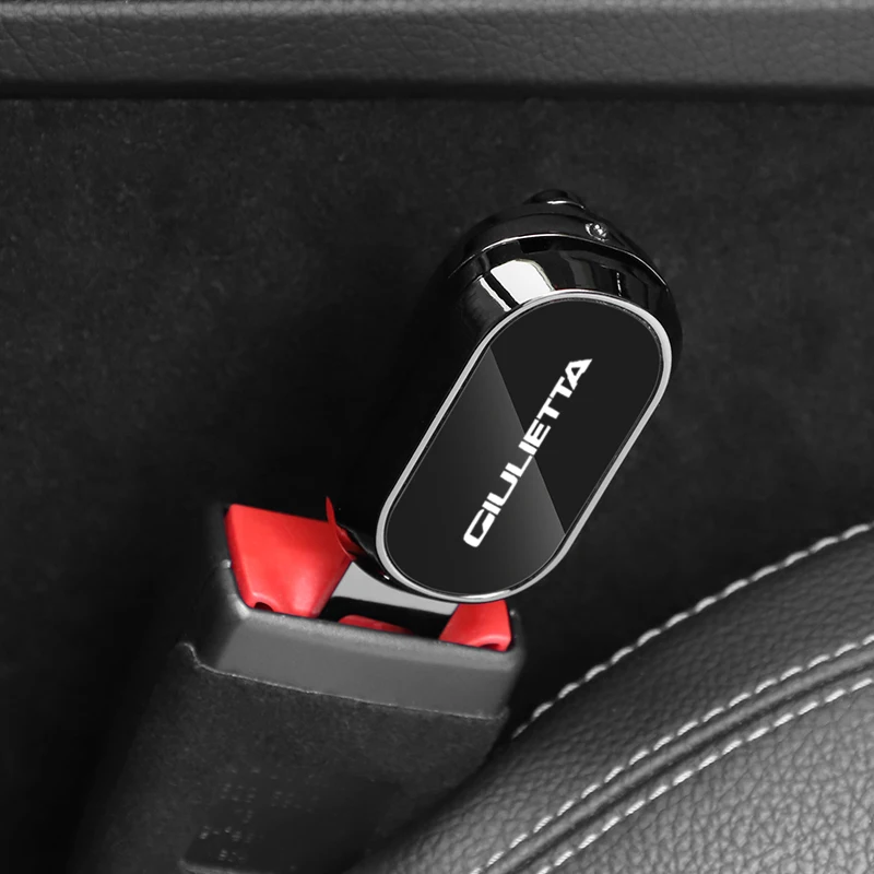 

Zinc Alloy car safety buckle extended silencer extended buckle plug For Alfa Romeo GT giulietta giulia stelvio Accessories