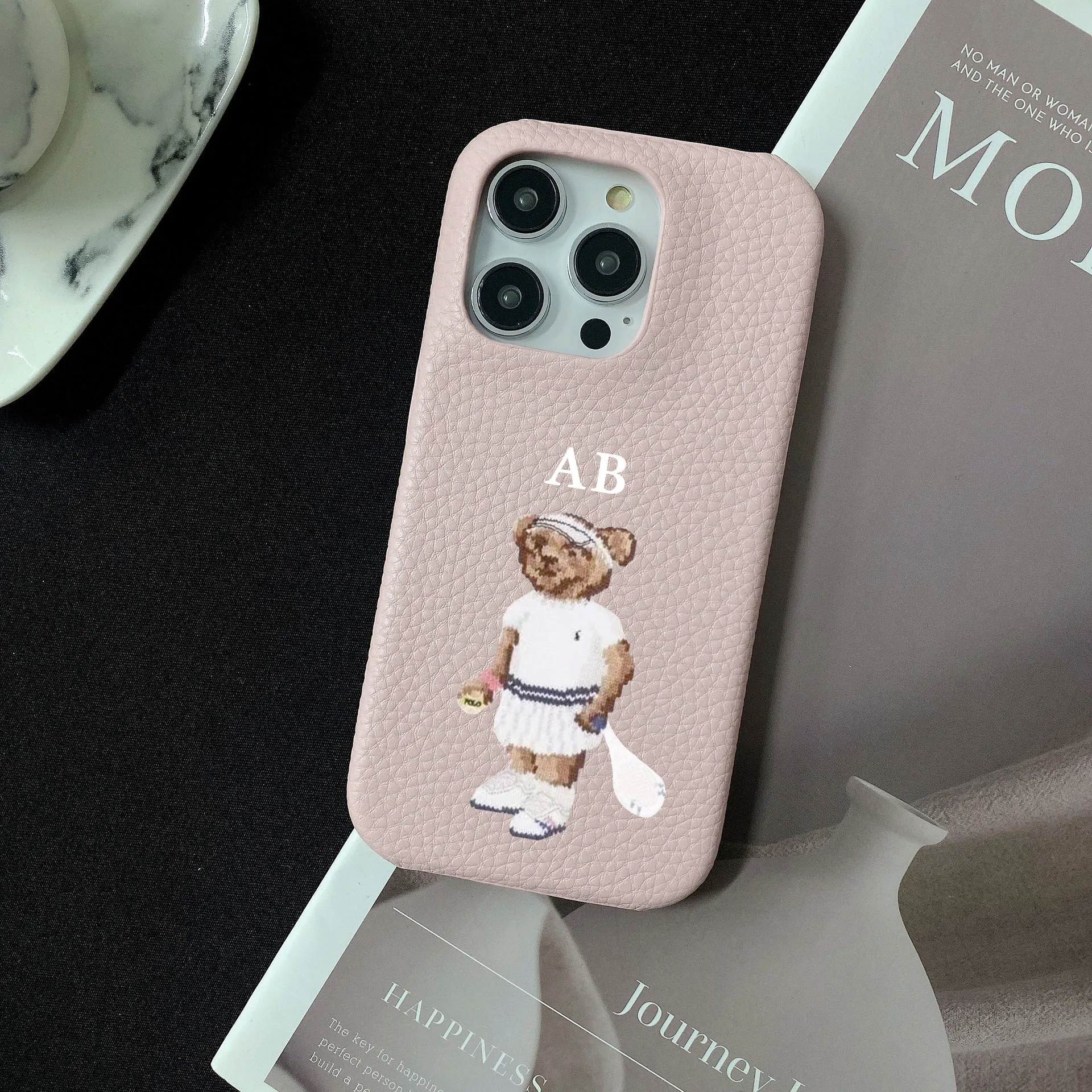 Персонализированный кожаный чехол с именем и надписью для Iphone 15 16 pro max 14 13 Pro Max 12