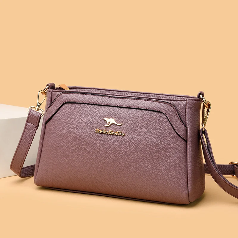 

high quality luxury brand Fashionable leather small square bag 2023 super hot live broadcast, multi-layer beautiful girl diagona