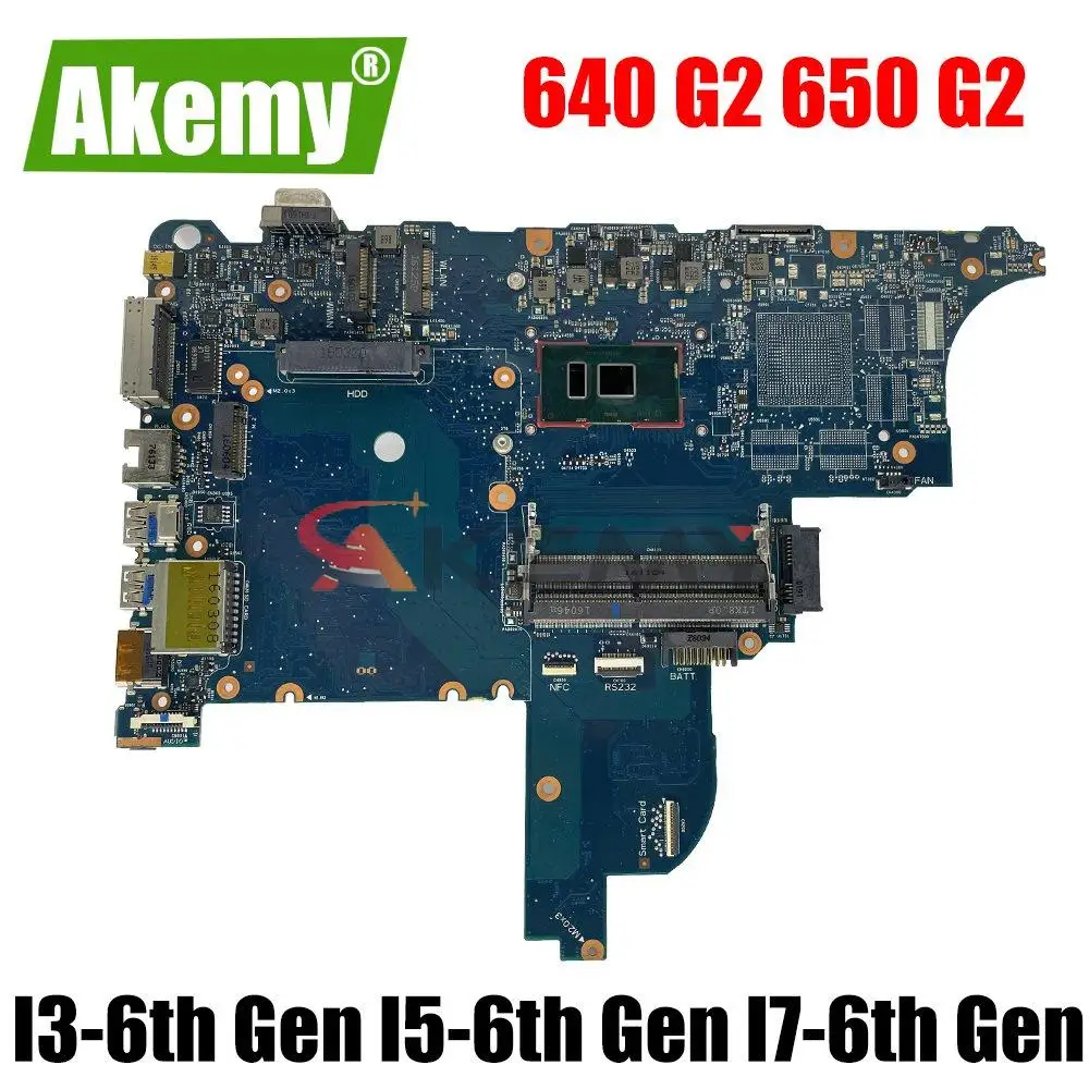 

Original For HP Probook 640 G2 650 G2 Laptop Motherboard W/ I3 I5 I7 6th Gen CPU DDR4 6050A2723701 Motherboard