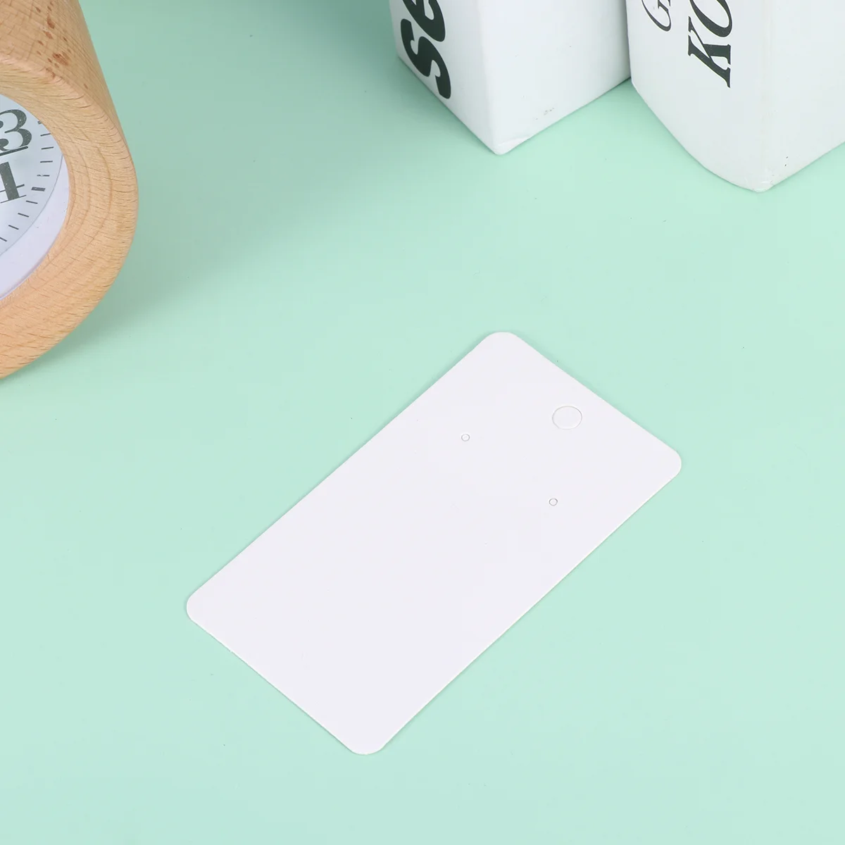 200 шт. подставки для сережек креативные бирки карты-гвоздики джемпер