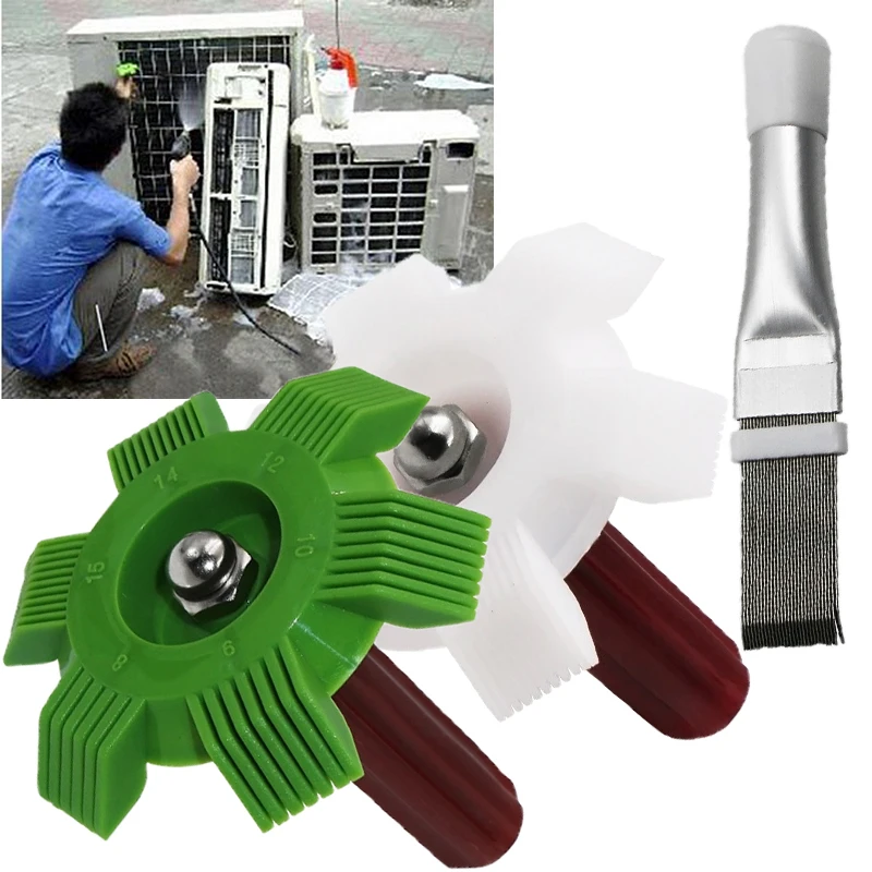 

Coil Comb Refrigeration Maintenance Tools Air Conditioner Fin Comb Cleaning Brush Condenser Comb Evaporator Cooling Fin Comb