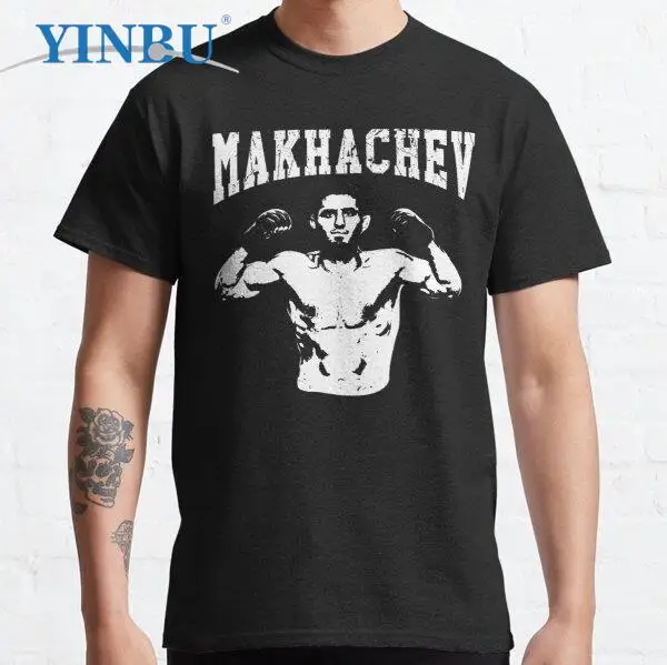 

NEW Islam Makhachev printed YINBU Brand t shirts fashion High quality Men's short t-shirt O neck Graphic Tee 2022- 5