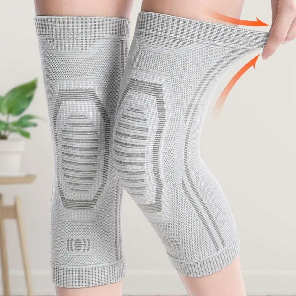 

1Pc Practical Spandex Self-heating Knee Pad Breathable Cold Weather Women Elderly Self-Heating Knee Pad Knee Protection
