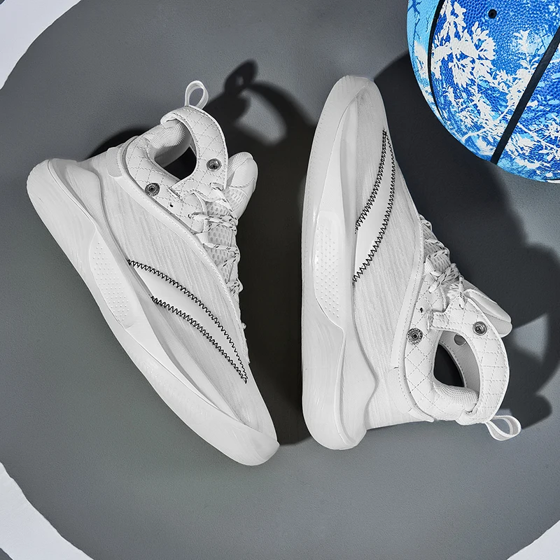 Youth High Quality Basketball Shoes Adult Training Shoes Wear Resistant Non-Slip Street Basketball Shoes Size 36-45