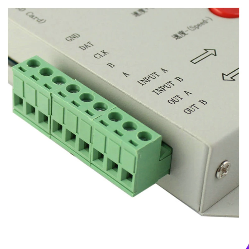 SD-карта T1000S для WS2801 WS2811 WS2812B RGB полноцветный светодиодный пиксельный контроллер 5 ~