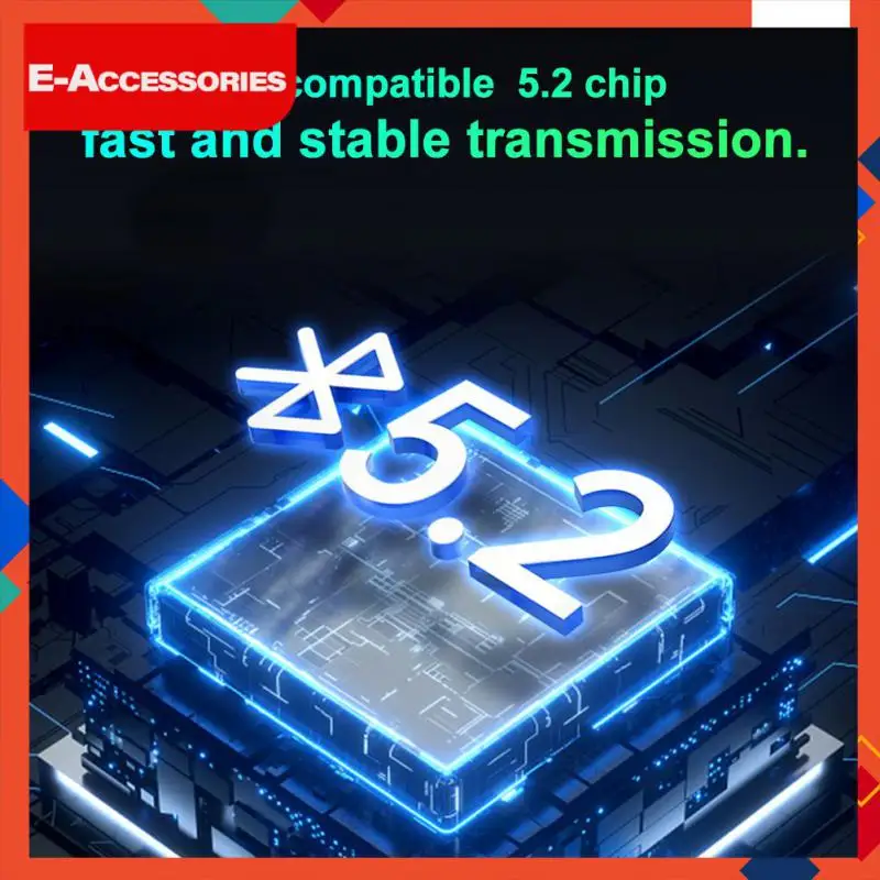 

Portable Hifi Sound Earphone Long Standby Led Power Display 5.2 Headset 120mah Lightweight Mini Headset With Mic