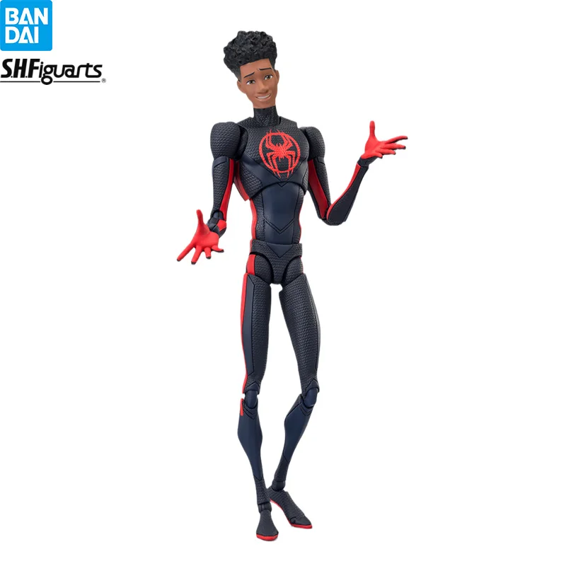 

Original Bandai S.H.Figuarts Spider Man Miles Morales Spider-Man: Across the Spider Verse Anime Figure Action Model Toys Gift