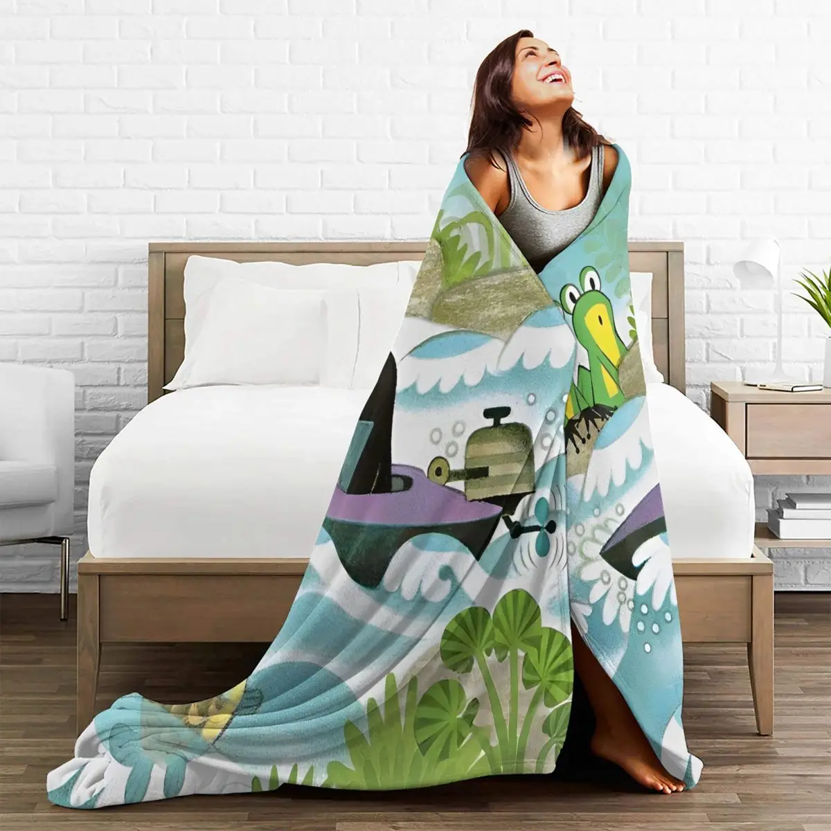 Мультяшные фланелевые одеяла с изображением маленькой кроты аниме Потрясающие