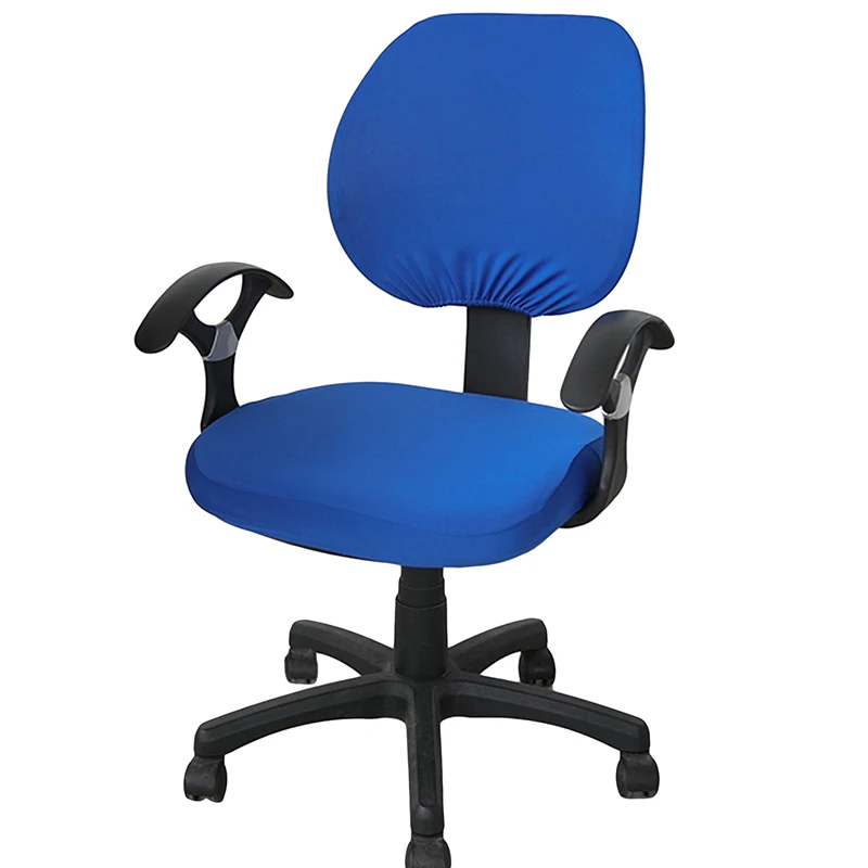 

Чехол для офисного кресла, 2 шт./компл., однотонный эластичный чехол из спандекса для кресла, 2 шт., Съемный и моющийся