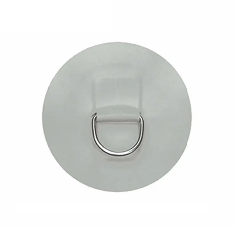 

Stainless Steel D Rings Pad With Glue PVC Inflatable Boats Patch Raft Dinghy Canoe Kayak Surfboard Tie Down Accessory
